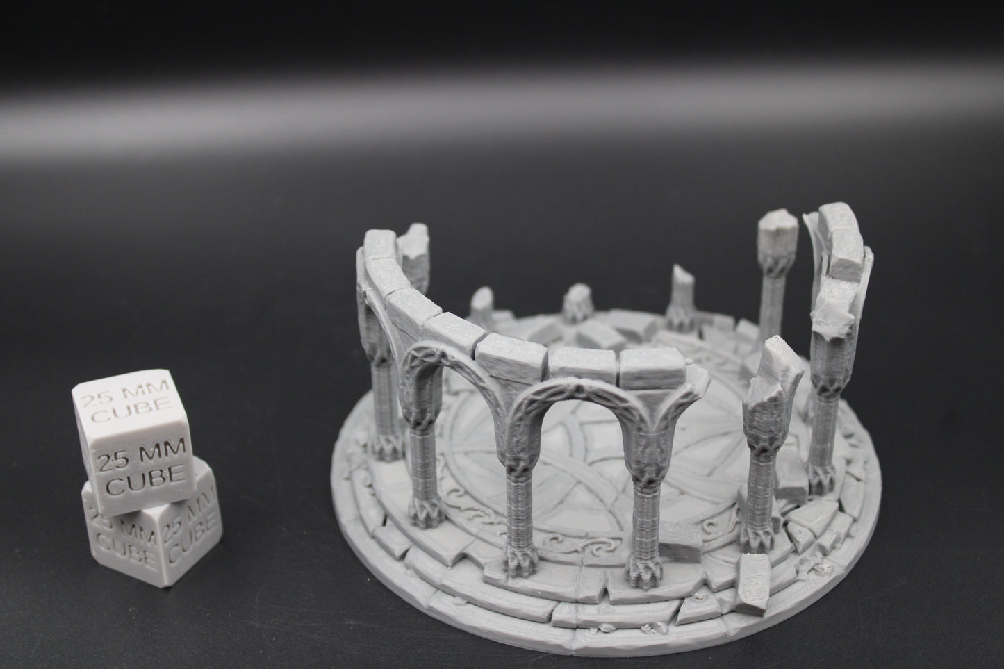Tabletop Terrain Celestial Temple Ruin Elven Dnd RPG wargame skirmish 28mm