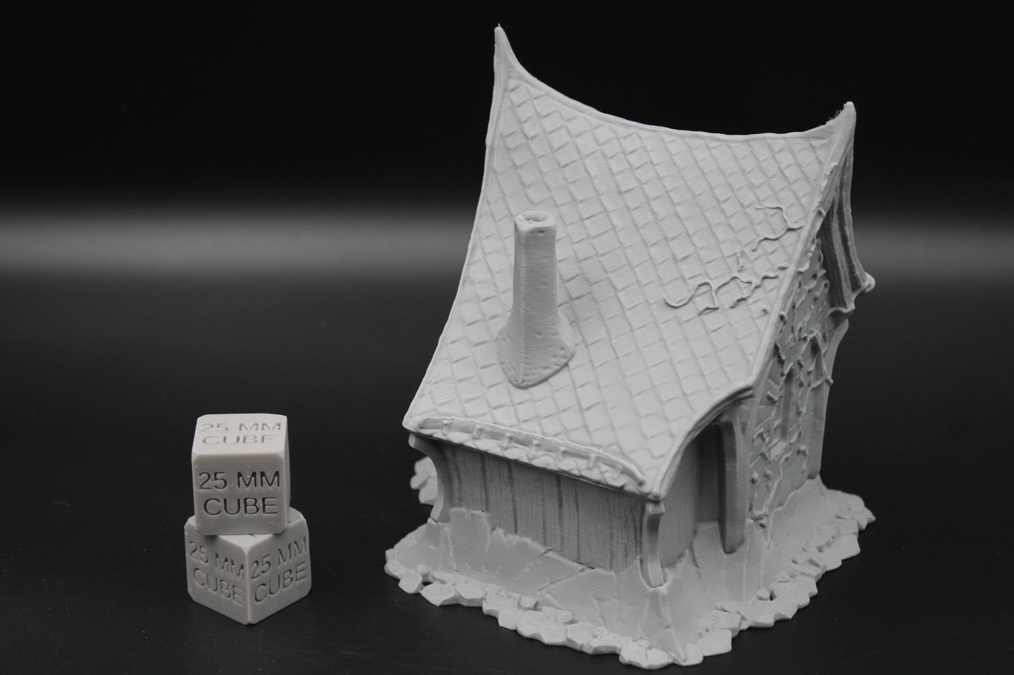 Tabletop Terrain Small Cottage Crypt Keeper Haunted Dnd RPG wargame skirmish 28mm Spider