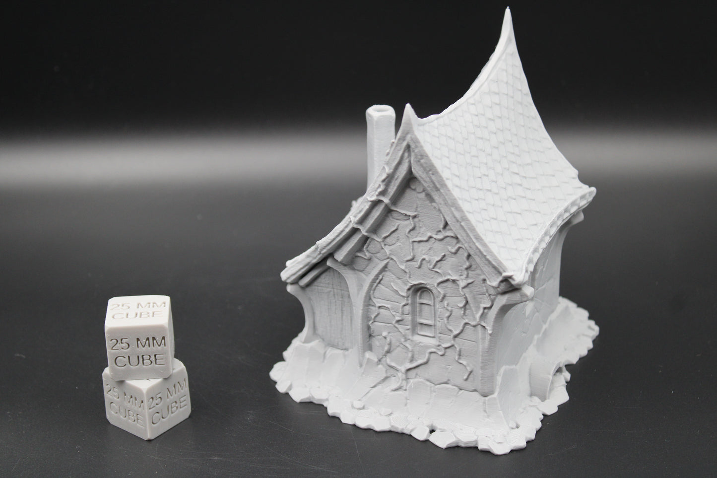 Tabletop Terrain Small Cottage Crypt Keeper Haunted Dnd RPG wargame skirmish 28mm Spider