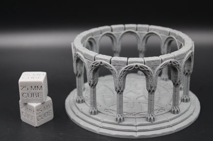 Tabletop Terrain Celestial Temple Elven Dnd RPG wargame skirmish 28mm