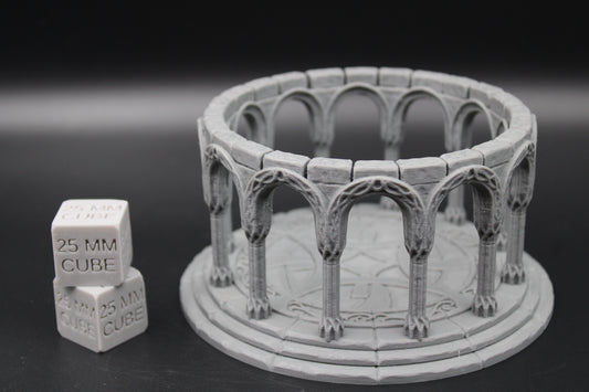 Tabletop Terrain Celestial Temple Elven Dnd RPG wargame skirmish 28mm