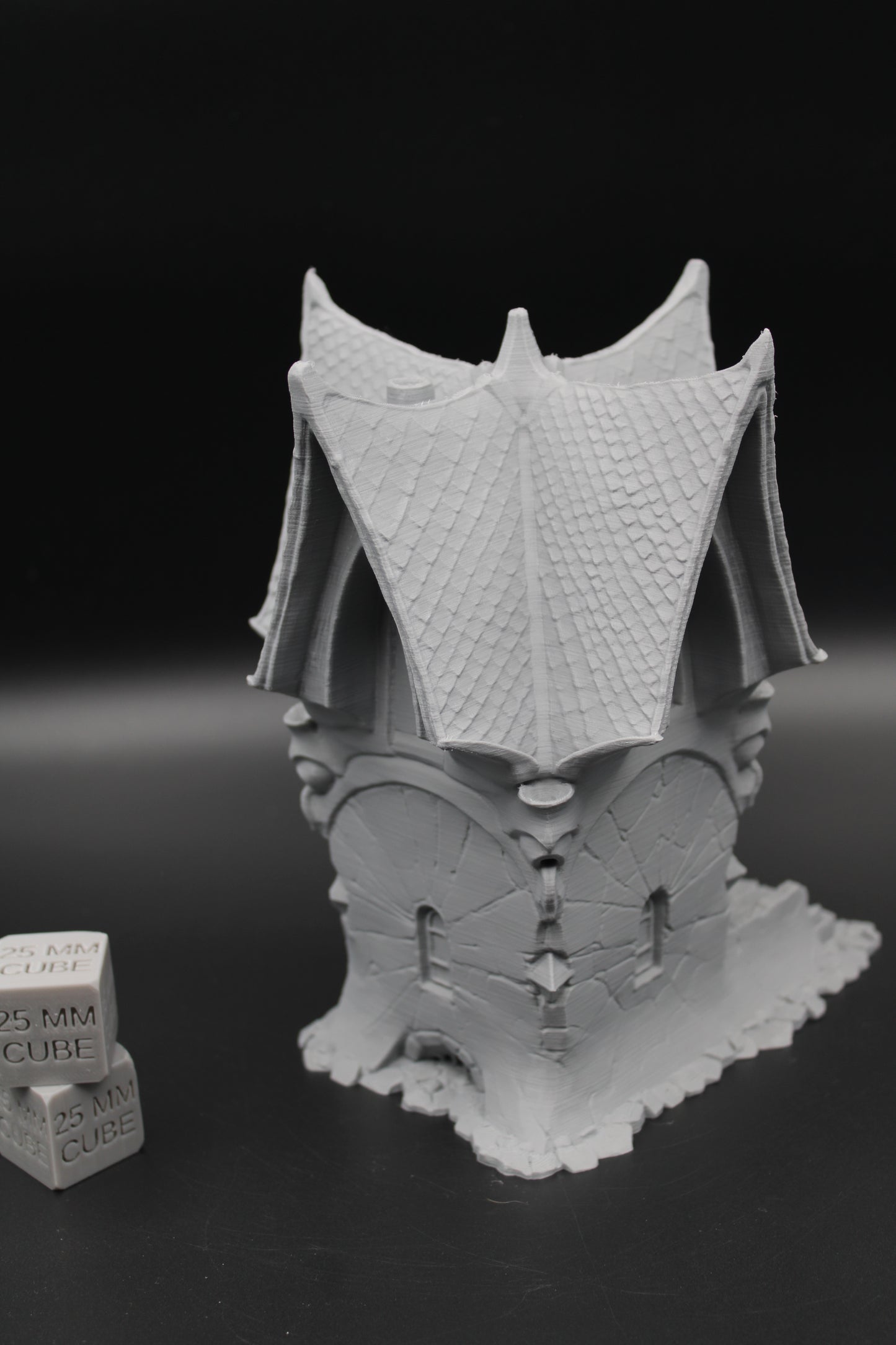 Tabletop Terrain Tall House Haunted Dnd RPG wargame skirmish 28mm Spider