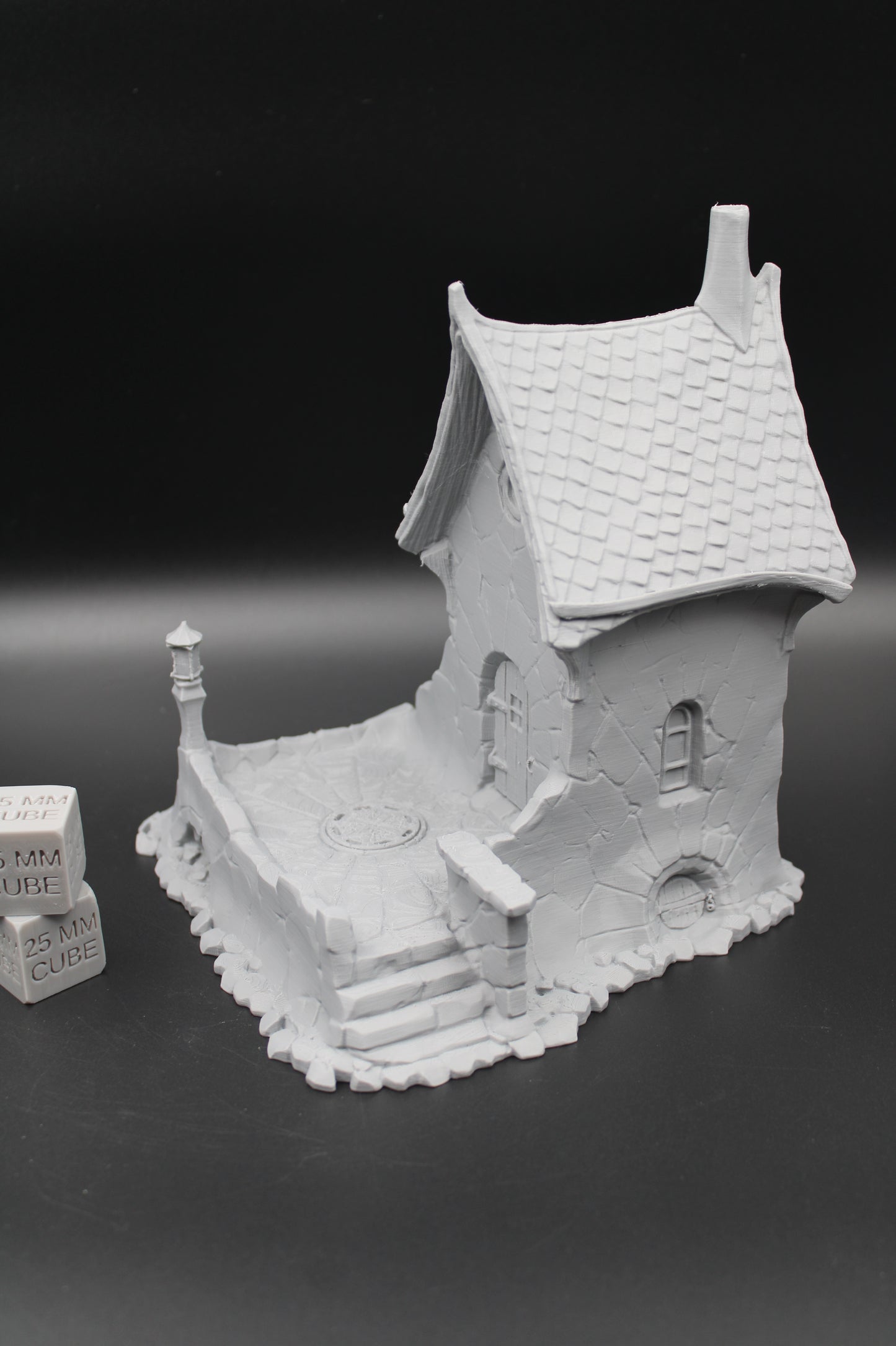 Tabletop Terrain Patio House Haunted Dnd RPG wargame skirmish 28mm Spider