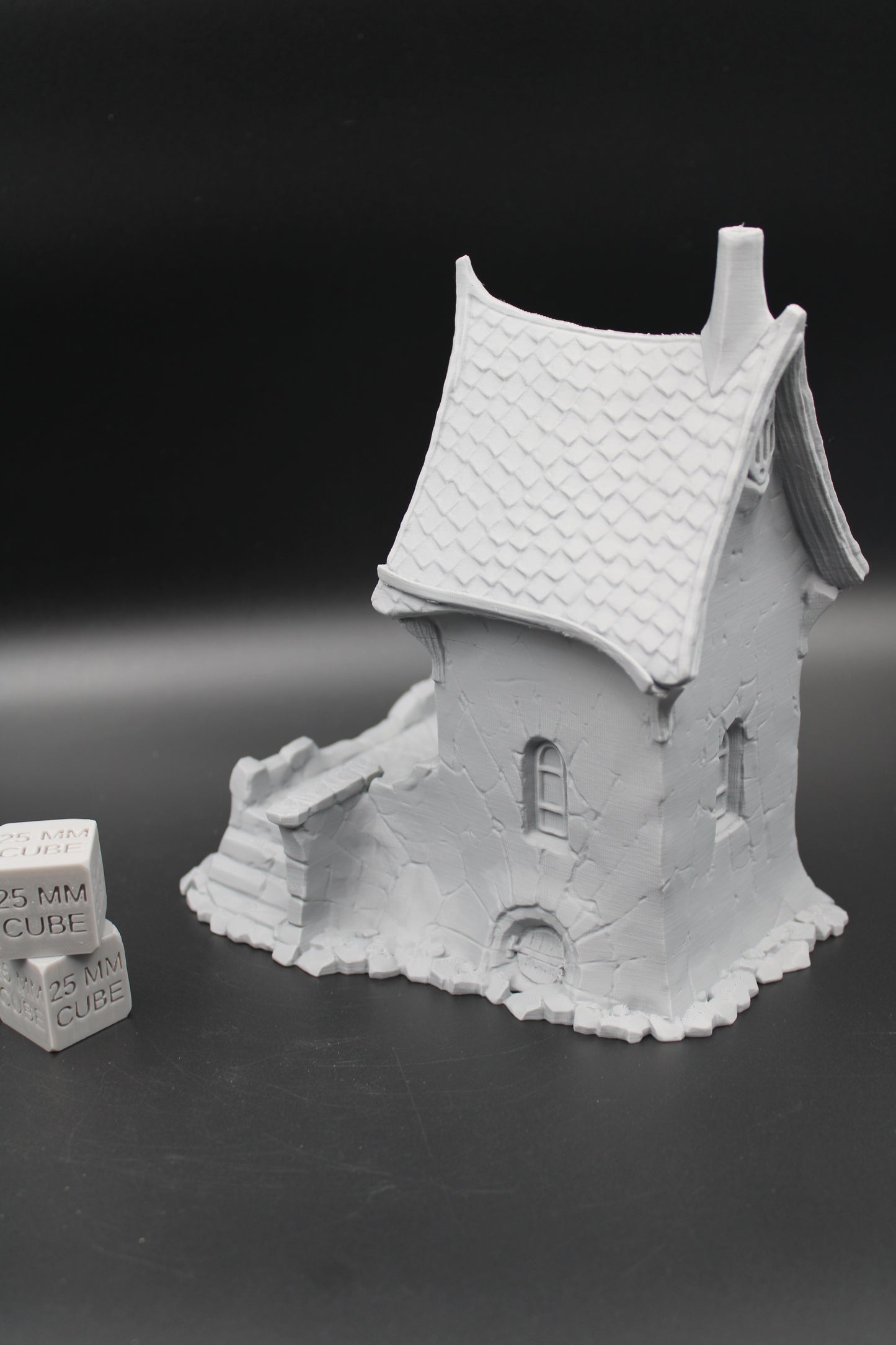 Tabletop Terrain Patio House Haunted Dnd RPG wargame skirmish 28mm Spider