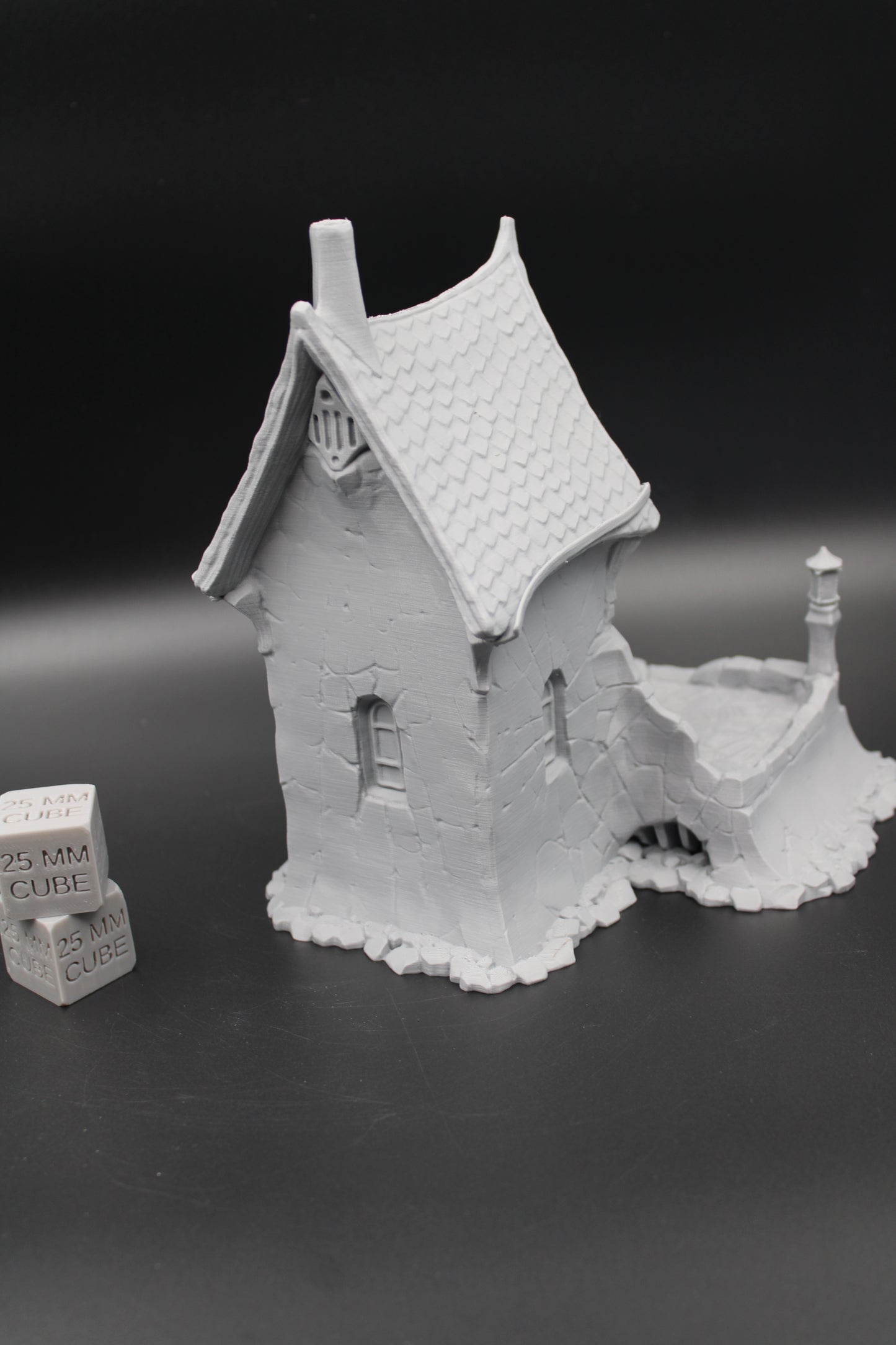 Tabletop Terrain Patio House Haunted Dnd RPG wargame skirmish 28mm Spider