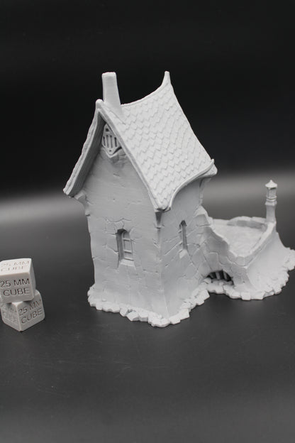 Tabletop Terrain Patio House Haunted Dnd RPG wargame skirmish 28mm Spider