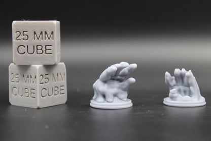 Wizard Hand Spell Trap Gooey Slime Ooze Gelatinous x2 28mm 32mm Miniature Dnd Skirmish