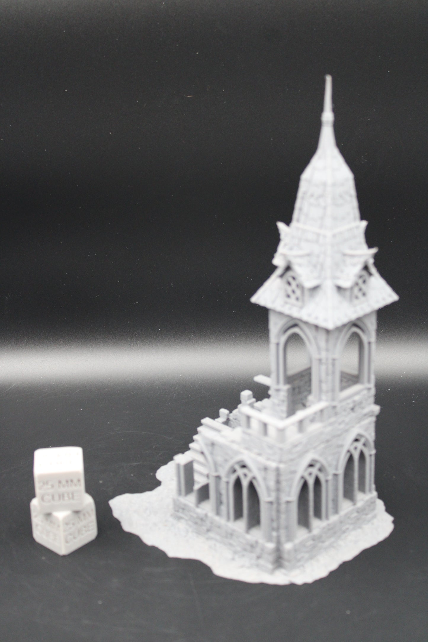 Tabletop Terrain Medieval Ruins Chapel Monestary Dnd RPG wargame skirmish 28mm