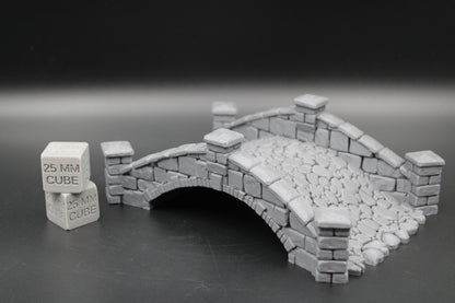Tabletop Terrain Fantasy Wide Bridge Dnd RPG Wargame Skirmish 28mm