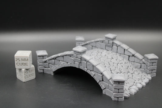 Tabletop Terrain Fantasy Wide Bridge Dnd RPG Wargame Skirmish 28mm
