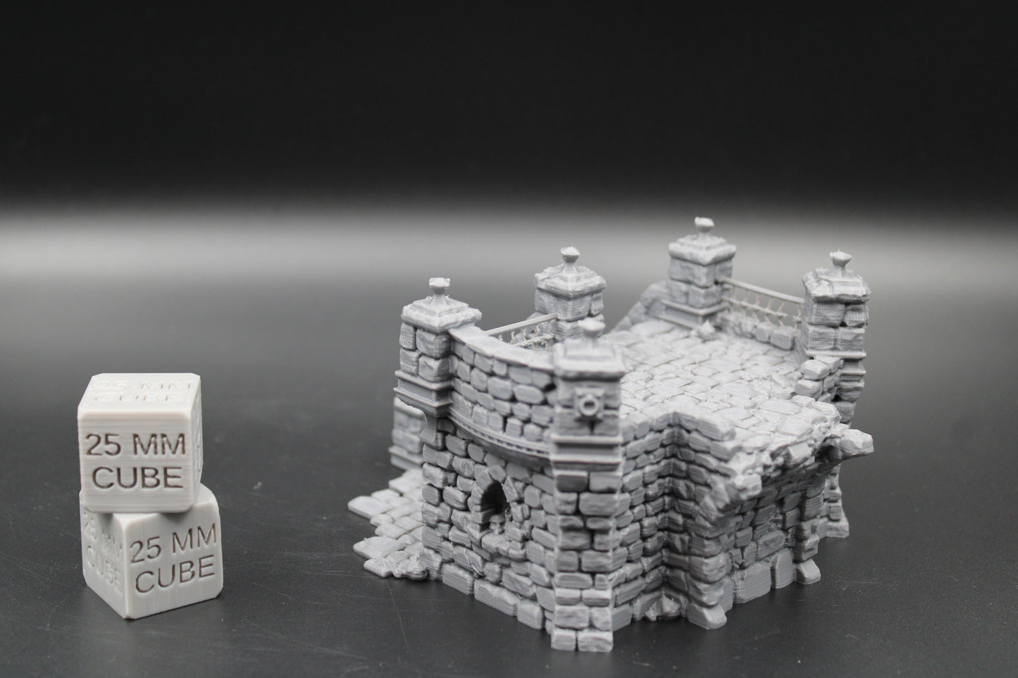 Tabletop Terrain Fantasy Ruin Section Manor Estate Dnd RPG Wargame Skirmish 28mm