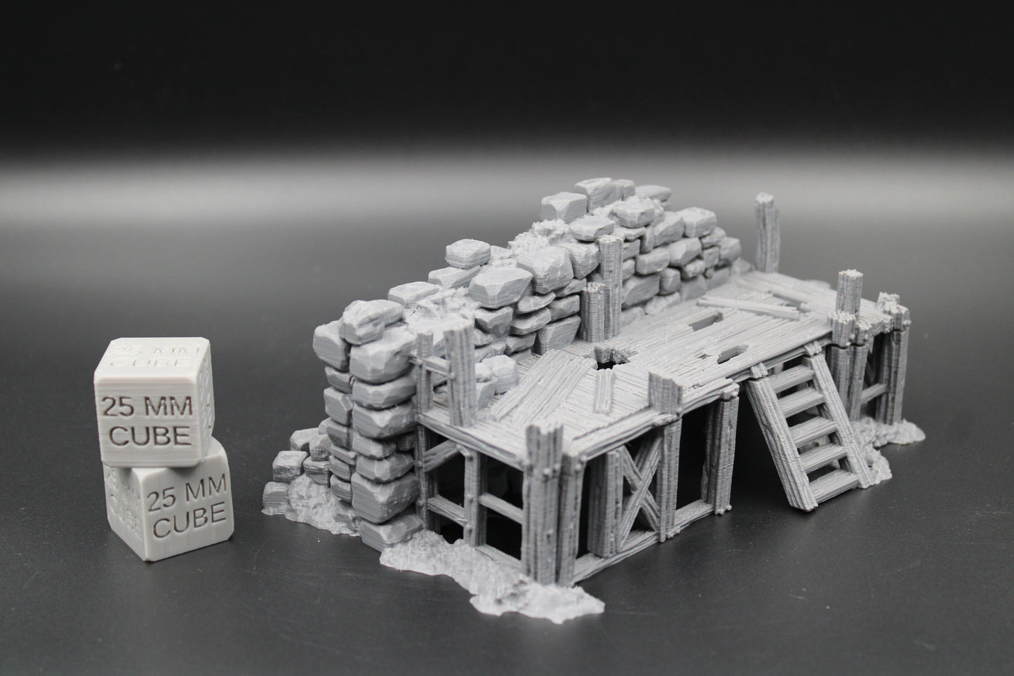 Tabletop Terrain Fantasy Ruin Section Platform Dnd RPG Wargame Skirmish 28mm