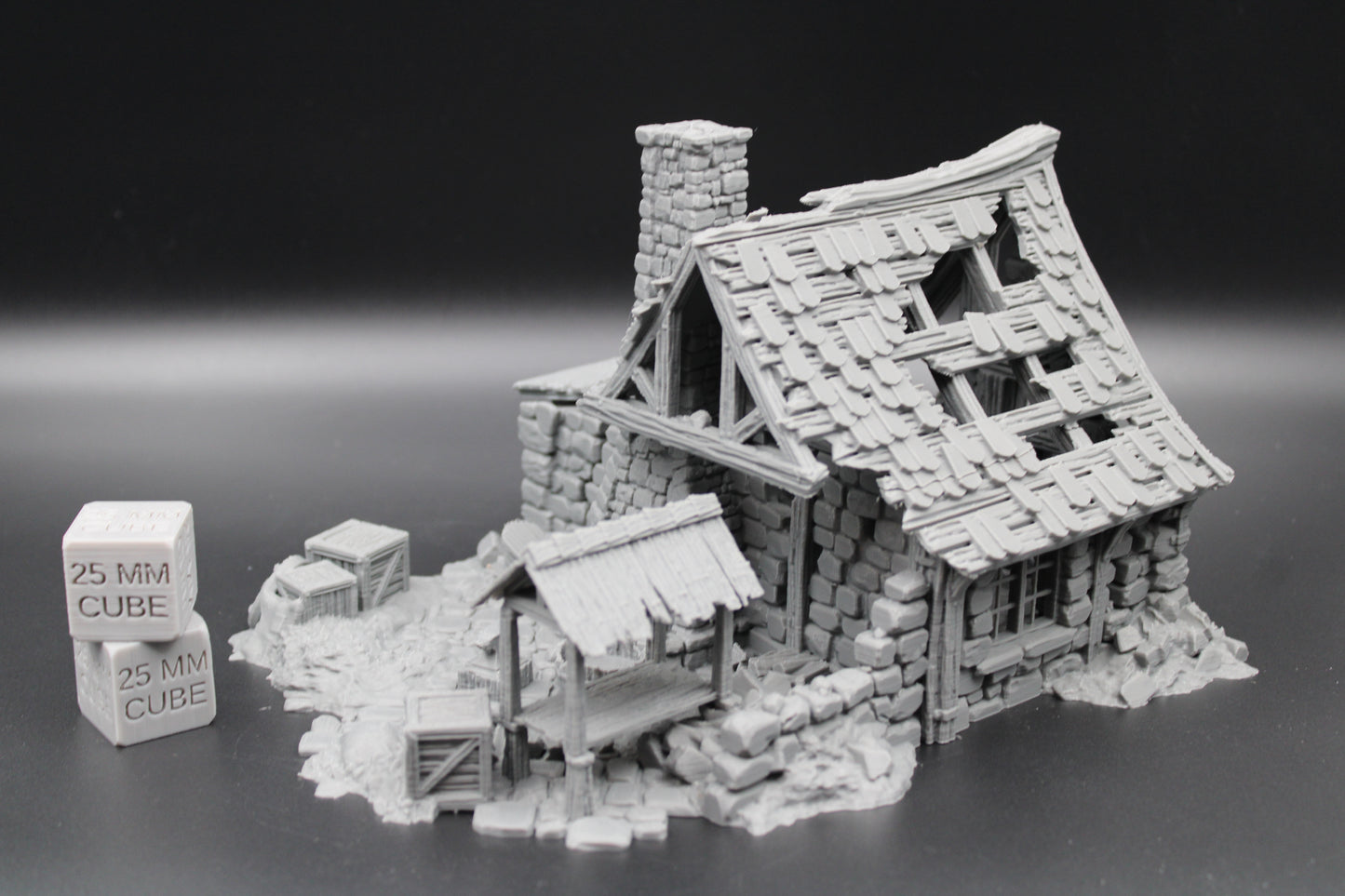 Tabletop Terrain Fantasy Blacksmith Forge Ruin Dnd RPG Wargame Skirmish 28mm
