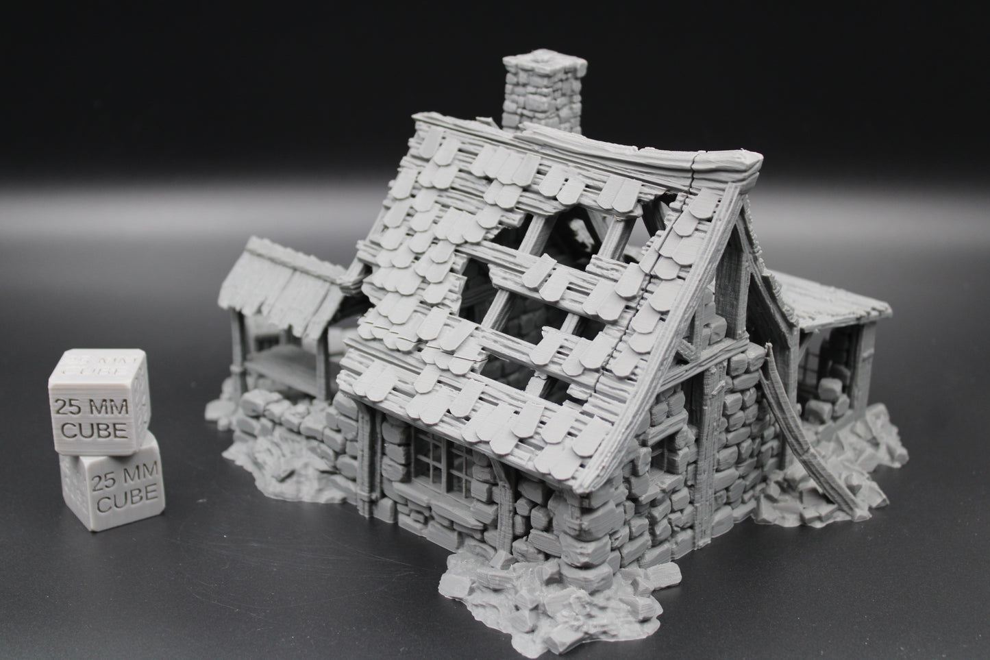 Tabletop Terrain Fantasy Blacksmith Forge Ruin Dnd RPG Wargame Skirmish 28mm