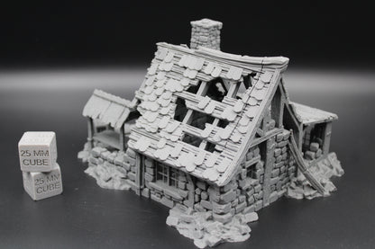 Tabletop Terrain Fantasy Blacksmith Forge Ruin Dnd RPG Wargame Skirmish 28mm