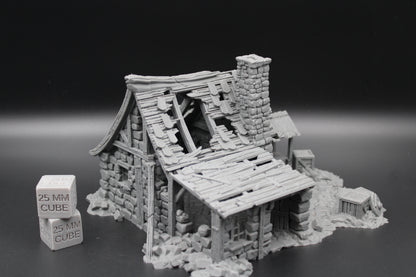 Tabletop Terrain Fantasy Blacksmith Forge Ruin Dnd RPG Wargame Skirmish 28mm