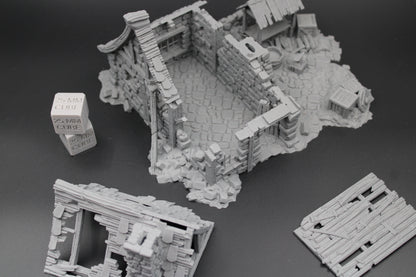 Tabletop Terrain Fantasy Blacksmith Forge Ruin Dnd RPG Wargame Skirmish 28mm