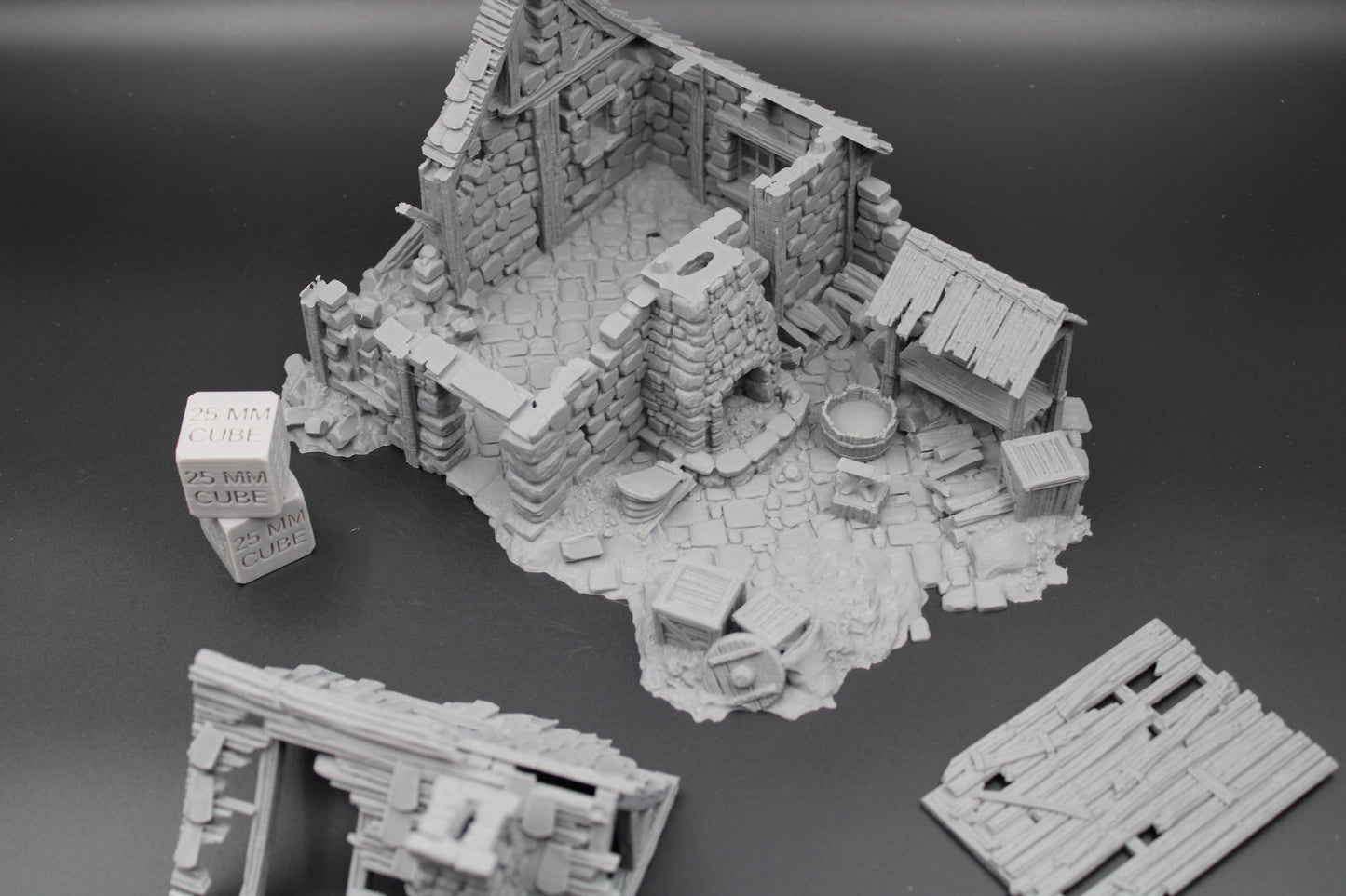 Tabletop Terrain Fantasy Blacksmith Forge Ruin Dnd RPG Wargame Skirmish 28mm
