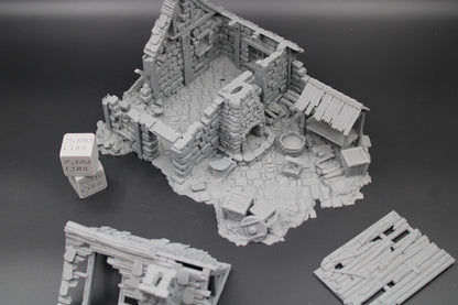 Tabletop Terrain Fantasy Blacksmith Forge Ruin Dnd RPG Wargame Skirmish 28mm