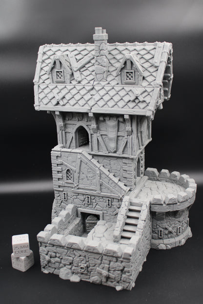 Tabletop Terrain Epic King Lord Manor Estate House Dnd RPG Skirmish 32mm