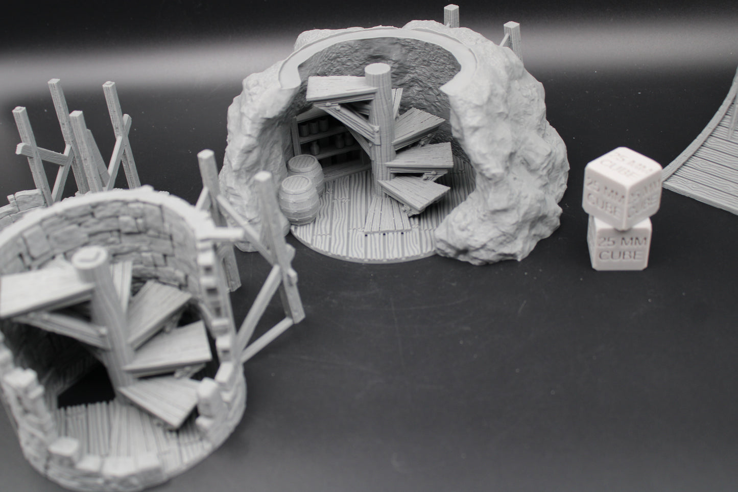 Tabletop Terrain Fantasy Tower Lookout Ruin Rebuilding Dnd RPG wargame skirmish 28mm