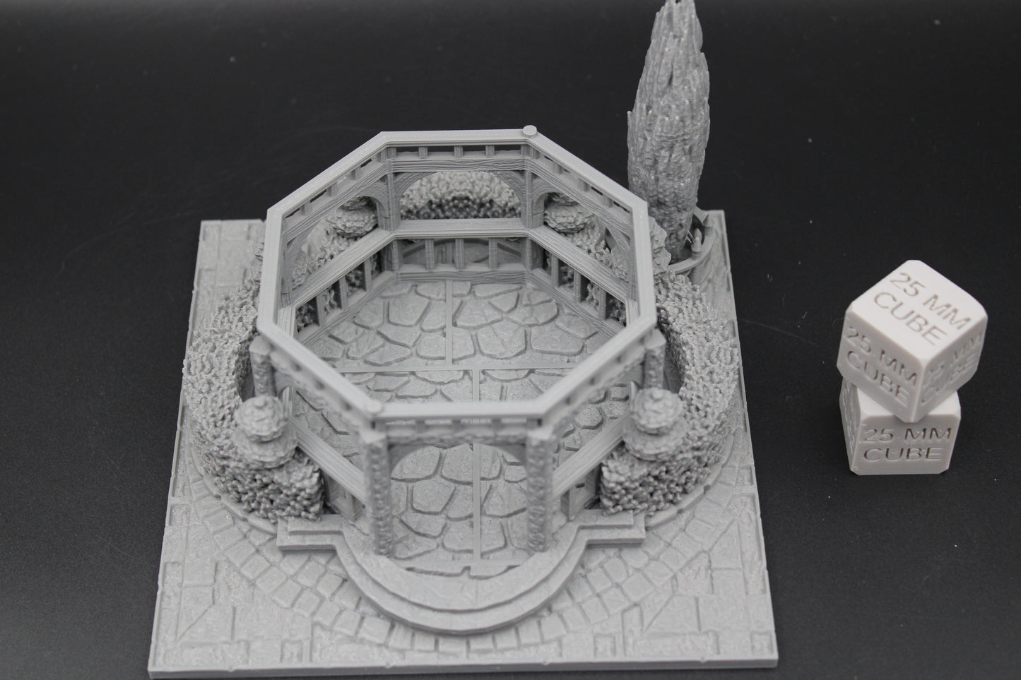 Tabletop Terrain Fantasy Plaza Gazebo Dnd RPG wargame skirmish 28mm