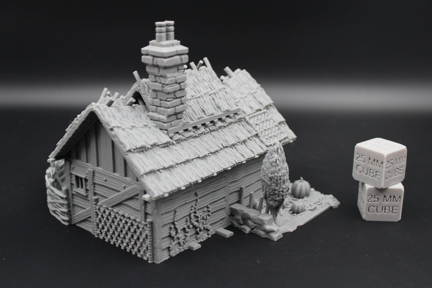 Tabletop Terrain Fantasy Farm Barn Pig Sty Chicken Coop Dnd RPG wargame skirmish 28mm