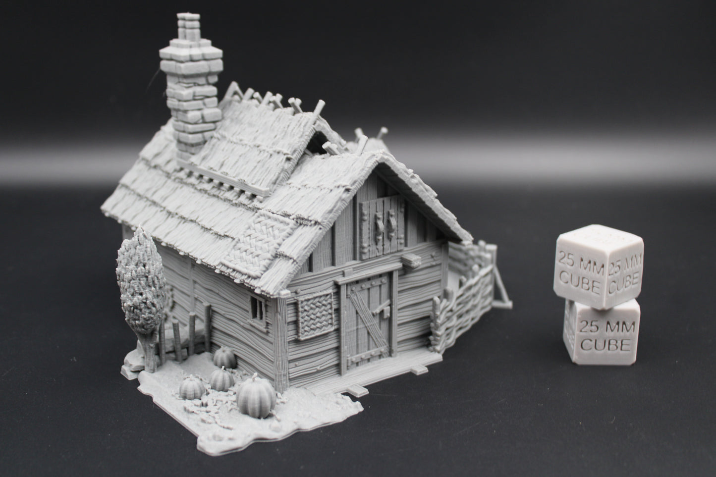 Tabletop Terrain Fantasy Farm Barn Pig Sty Chicken Coop Dnd RPG wargame skirmish 28mm