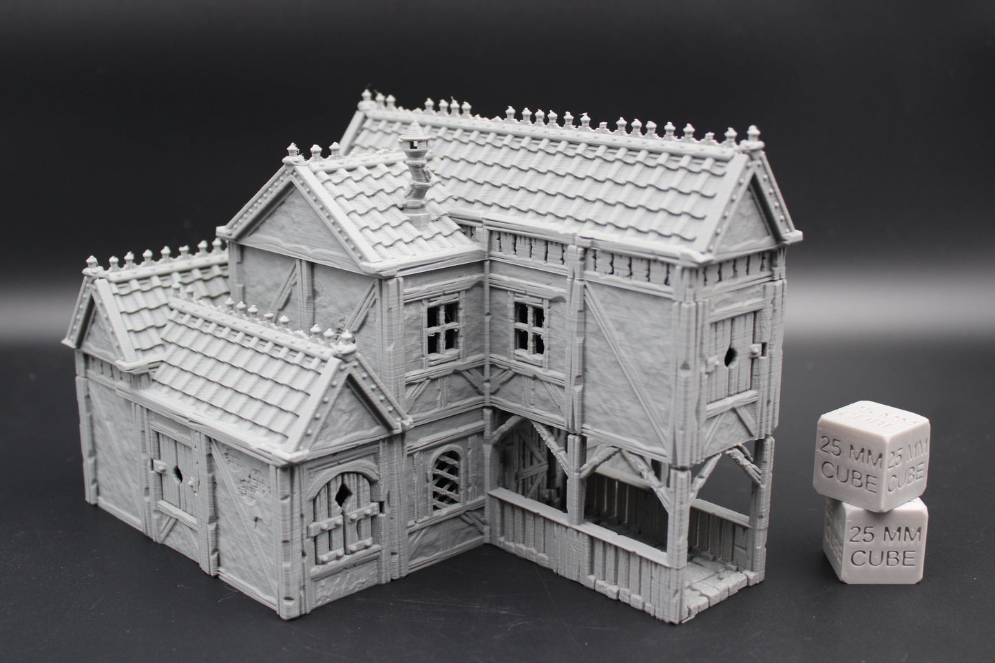 Tabletop Terrain Plaster Cob House 6of19 Town City Dnd RPG wargame skirmish 32mm