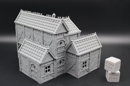 Tabletop Terrain Plaster Cob House 6of19 Town City Dnd RPG wargame skirmish 32mm
