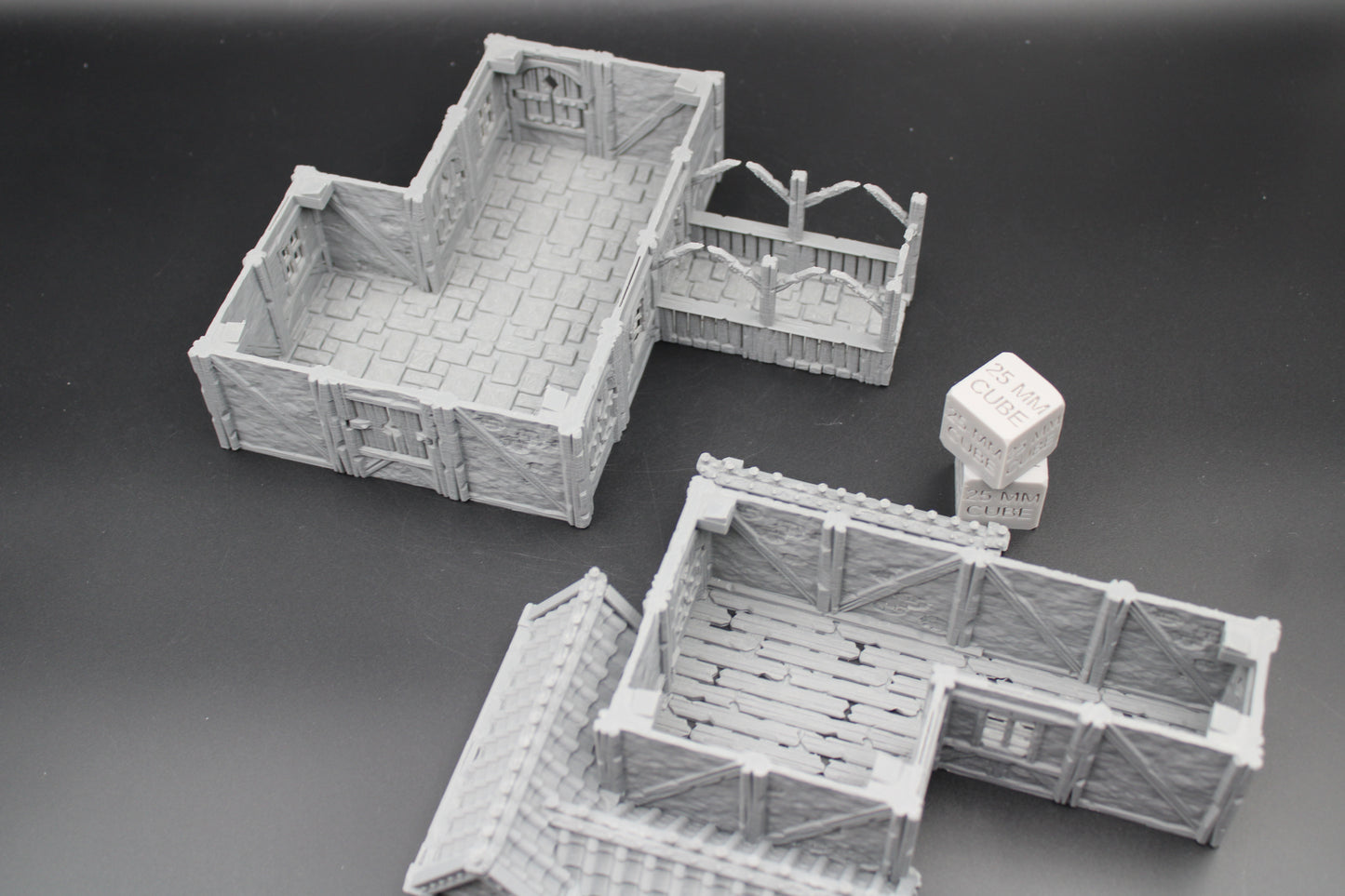 Tabletop Terrain Plaster Cob House 6of19 Town City Dnd RPG wargame skirmish 32mm