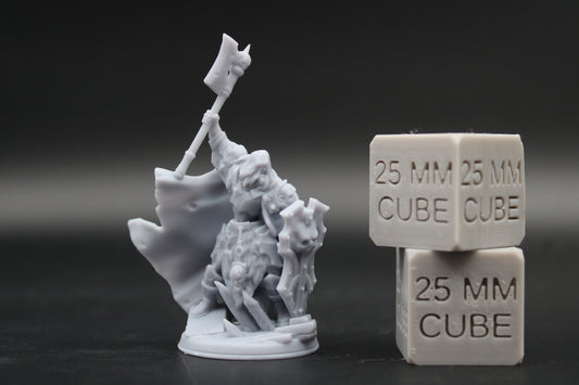 Death Knight Warrior Fighter Axe Shield 32mm Miniature Dnd Skirmish