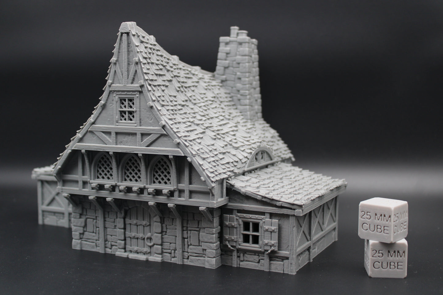 Tabletop Terrain Fantasy Farmhouse Manor Estate House Dnd RPG wargame skirmish 28mm