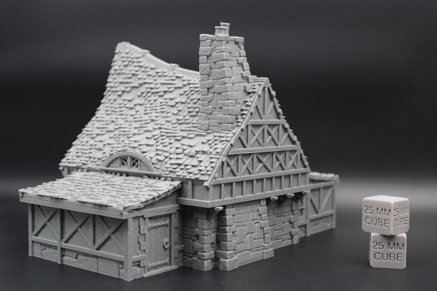Tabletop Terrain Fantasy Farmhouse Manor Estate House Dnd RPG wargame skirmish 28mm