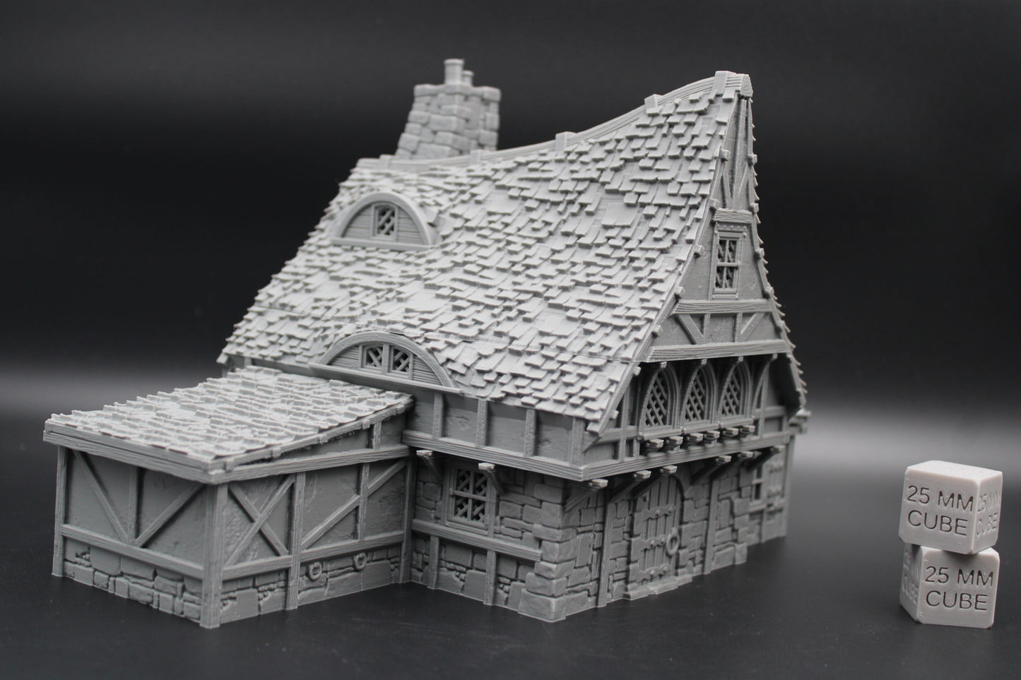 Tabletop Terrain Fantasy Farmhouse Manor Estate House Dnd RPG wargame skirmish 28mm