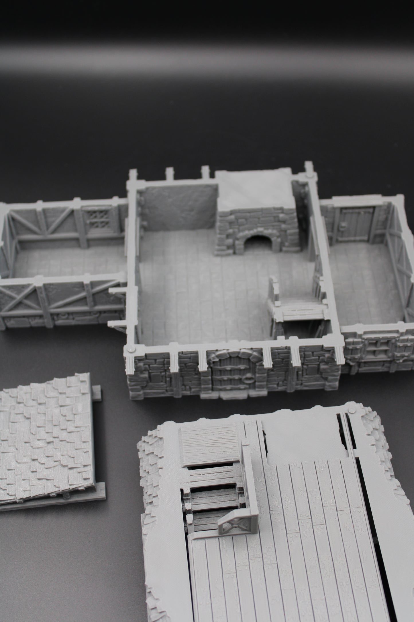 Tabletop Terrain Fantasy Farmhouse Manor Estate House Dnd RPG wargame skirmish 28mm