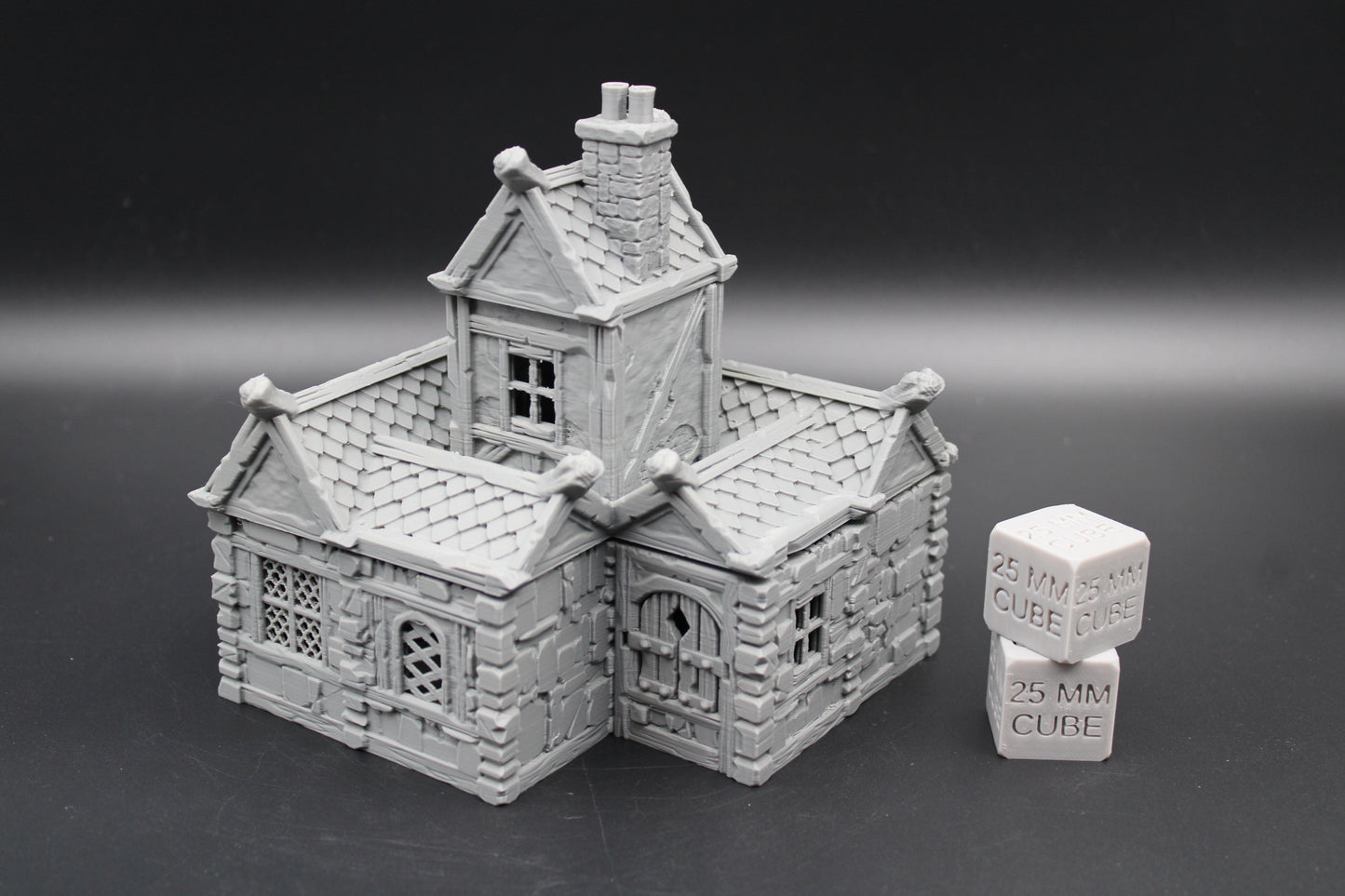 Tabletop Terrain Plaster Stone House 3of19 Town City Dnd RPG wargame skirmish 28mm