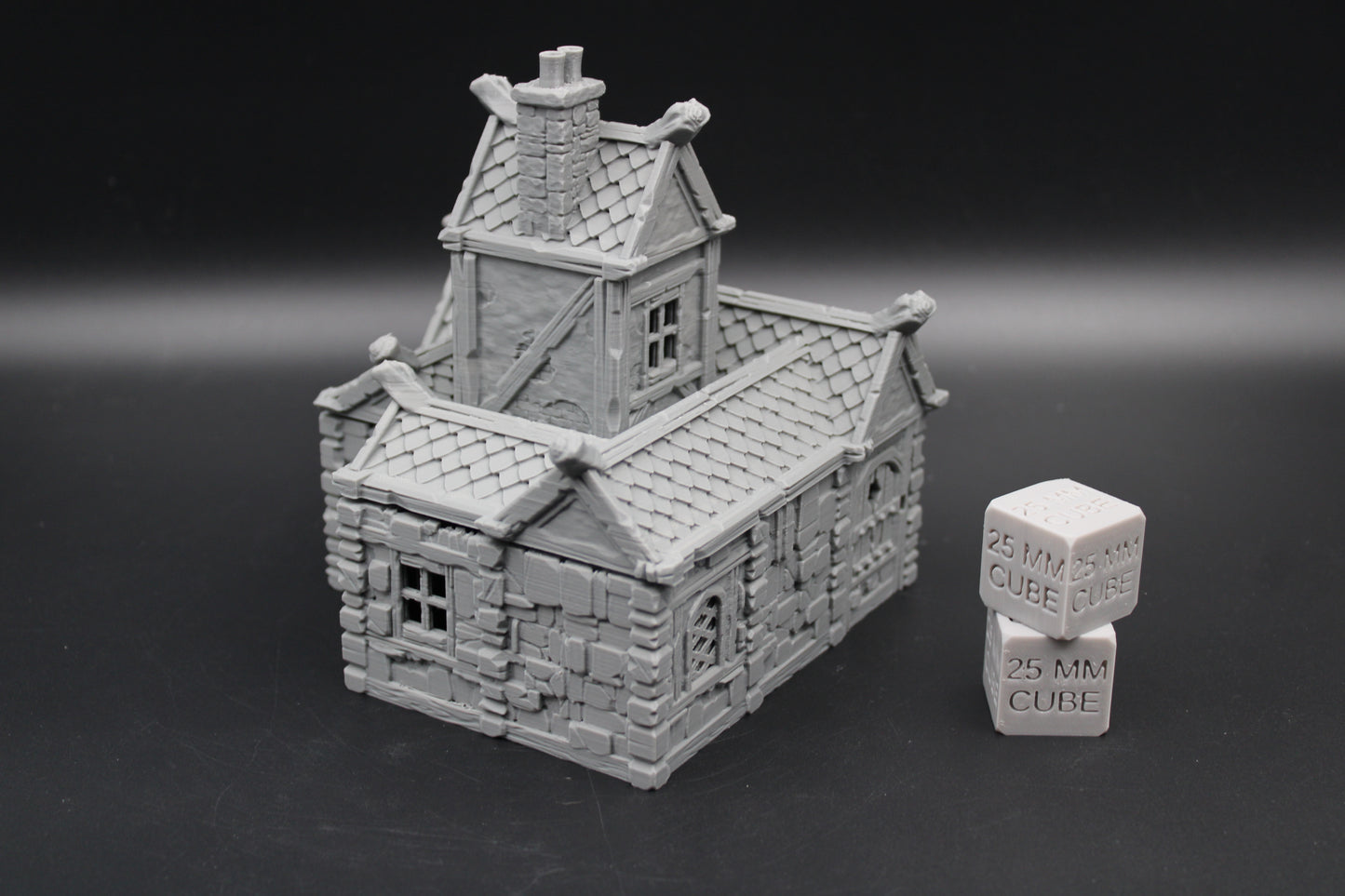 Tabletop Terrain Plaster Stone House 3of19 Town City Dnd RPG wargame skirmish 28mm