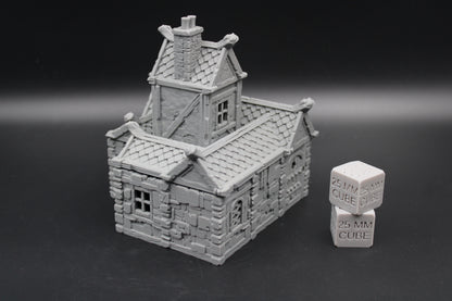 Tabletop Terrain Plaster Stone House 3of19 Town City Dnd RPG wargame skirmish 28mm