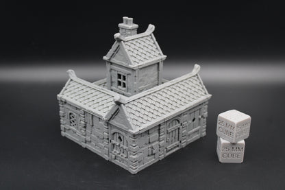 Tabletop Terrain Plaster Stone House 3of19 Town City Dnd RPG wargame skirmish 28mm