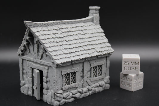 Tabletop Terrain Tiny Cottage House Dnd RPG wargame skirmish 28mm