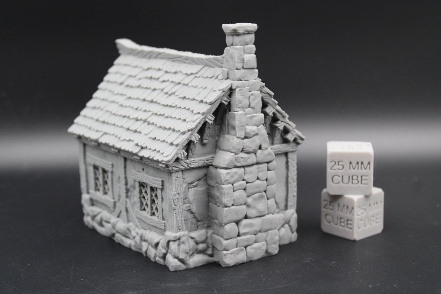 Tabletop Terrain Tiny Cottage House Dnd RPG wargame skirmish 28mm