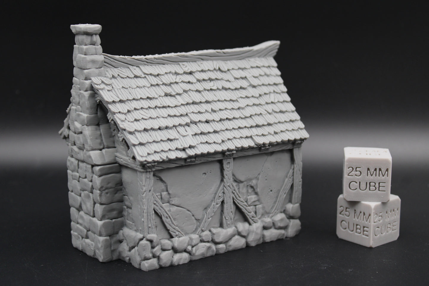 Tabletop Terrain Tiny Cottage House Dnd RPG wargame skirmish 28mm