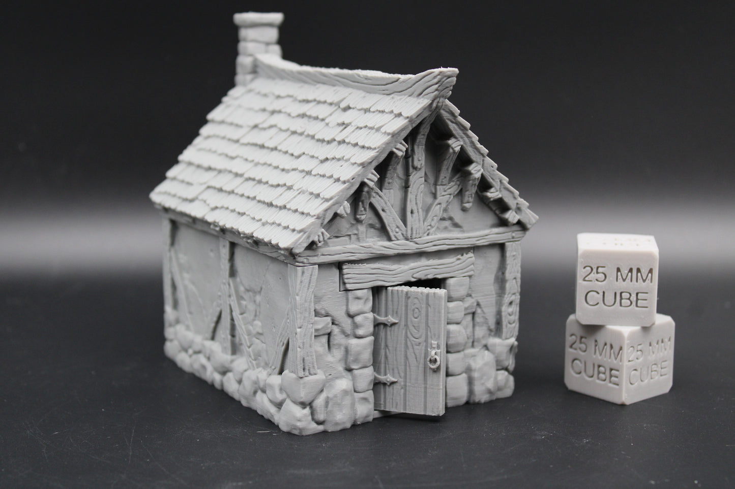 Tabletop Terrain Tiny Cottage House Dnd RPG wargame skirmish 28mm