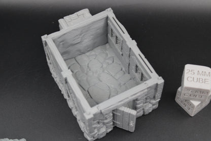 Tabletop Terrain Tiny Cottage House Dnd RPG wargame skirmish 28mm
