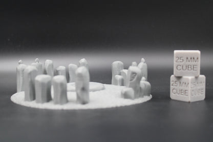 Short Henge Cairn Rock Stone Circle Sacred 28mm skirmish rpg wargame terrain tabletop