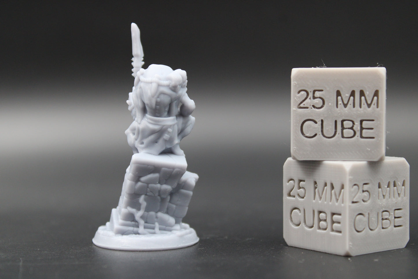 Goblin Warband Minion Warrior Fighter Grunt Spear 2of3 32mm Miniature Dnd Skirmish