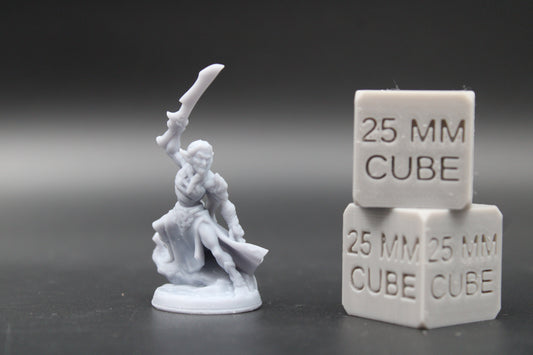 Wood Elf Warband Minion Warrior Fighter Grunt Sword 3of3 32mm Miniature Dnd Skirmish