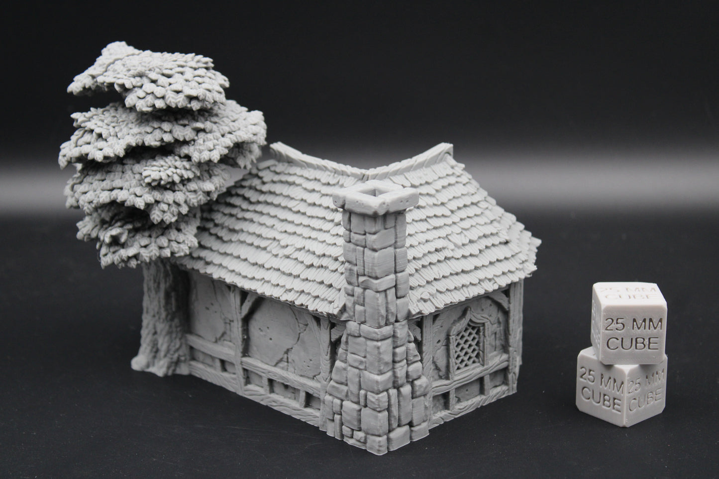Tabletop Terrain Alchemist Druid Cottage House Dnd RPG wargame skirmish 28mm