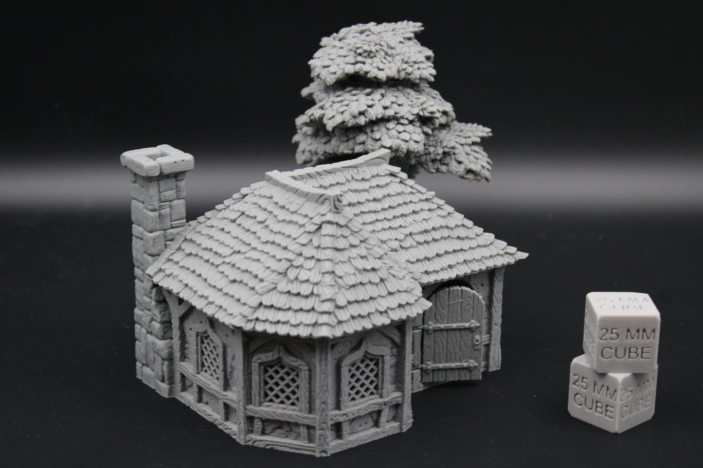 Tabletop Terrain Alchemist Druid Cottage House Dnd RPG wargame skirmish 28mm